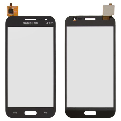 Сенсорний екран для Samsung J200F Galaxy J2, J200G Galaxy J2, J200H Galaxy J2, J200Y Galaxy J2, сірий