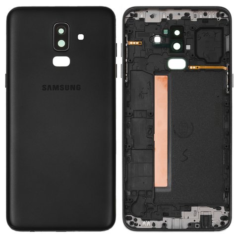 Задня панель корпуса для Samsung J810 Galaxy J8 2018 , чорна