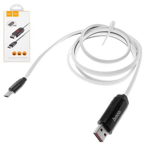 USB кабель Hoco U29, USB тип C, USB тип A, 100 см, 2 A, белый