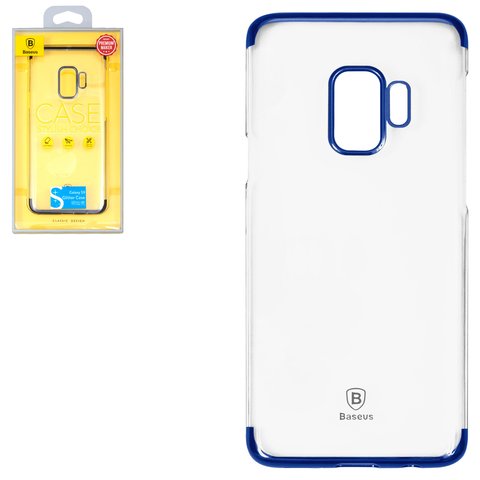 Чохол Baseus для Samsung G960 Galaxy S9, синій, прозорий, пластик, #WISAS9 DW03