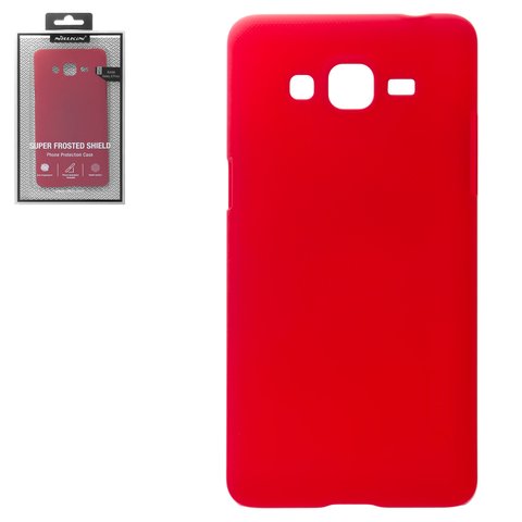 Чохол Nillkin Super Frosted Shield для Samsung G532 Galaxy J2 Prime, червоний, матовий, з підставкою, пластик, #6902048134805