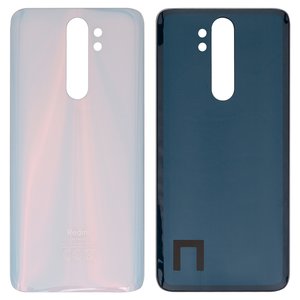 Задня панель корпуса для Xiaomi Redmi Note 8 Pro, біла, M1906G7I, M1906G7G
