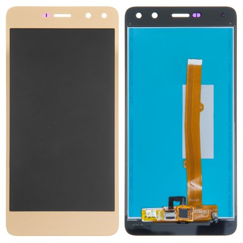 Дисплей для Huawei Honor 6 Play, Nova Young, Y6 2017 , золотистий, без рамки, High Copy, MYA L11 MYA L41