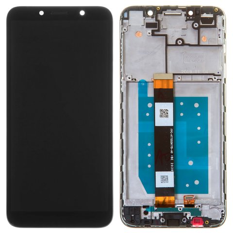 Дисплей для Huawei Honor 9S, Y5p, черный, с рамкой, High Copy, DRA LX9 DUA LX9