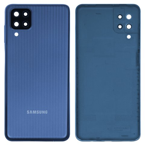 Задняя панель корпуса для Samsung M127 Galaxy M12, синяя