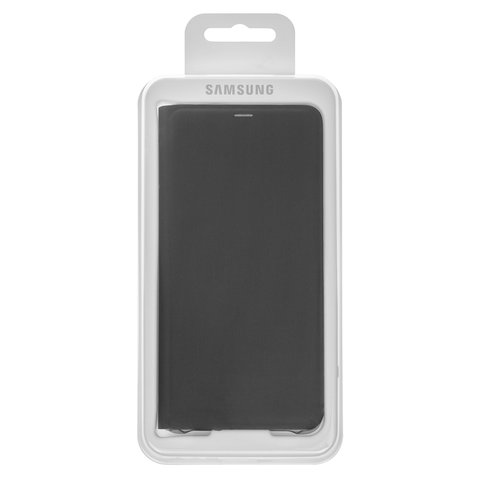 Чехол Wallet Cover для Samsung A920F DS Galaxy A9 2018 , черный, книжка, полиуретан, пластик, Original, #EF WA920PBEGRU