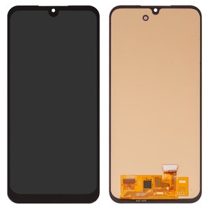 Дисплей для Samsung A245 Galaxy A24, M346 Galaxy M34, черный, без рамки, High Copy, с широким ободком, OLED 