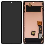 Дисплей для Google Pixel 6 Pro, черный, с рамкой, High Copy, (OLED) GLUOG, G8VOU