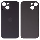 Задня панель корпуса для iPhone 15, чорна, не потрібно знімати скло камери, High Copy, big hole