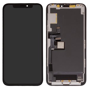 Дисплей для iPhone 11 Pro, черный, с рамкой, High Copy, без микросхемы, OLED , imisu OEM hard