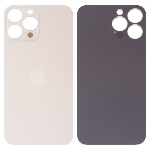 Задня панель корпуса для iPhone 13 Pro Max, золотиста, не потрібно знімати скло камери, Original PRC , Gold, big hole
