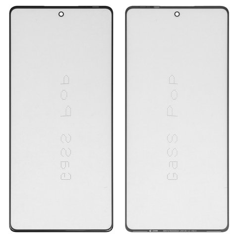 Стекло корпуса G+OCA PRO для Tecno Pova 6 LI7 , Pova 6 Pro LI9 , с OCA пленкой, черное