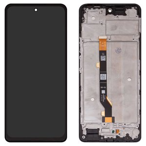 Дисплей для Infinix Hot 40 Pro X6837 , чорний, з рамкою, High Copy