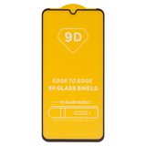 Защитное стекло для Realme XT, совместимо с чехлом, Full Glue, (без упаковки), черный