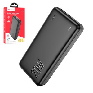 Power bank Hoco J87A, 20000 мАг, 20 Вт, чорний, Quick Charge, Power Delivery PD , #6931474761033