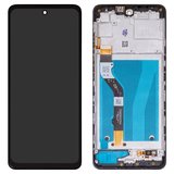 Дисплей для Motorola Moto G60, чорний, з рамкою, (Box)