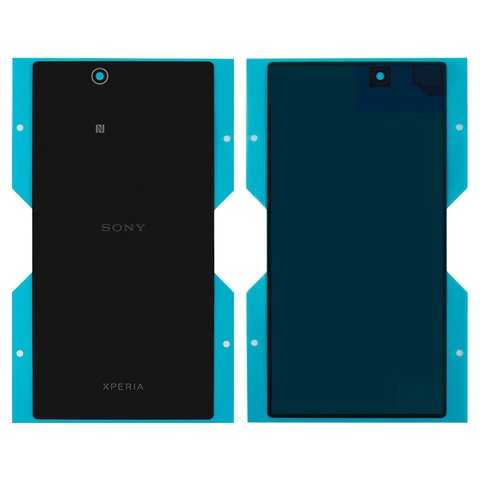 Housing Back Cover compatible with Sony C6802 XL39h Xperia Z Ultra, C6806 Xperia Z Ultra, C6833 Xperia Z Ultra, black 
