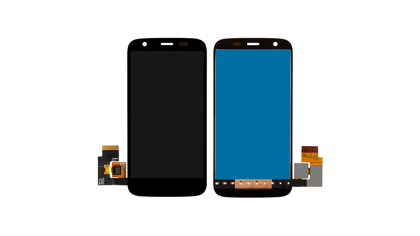 Pantalla LCD puede usarse con Motorola XT1032 Moto G, XT1033 Moto G, XT1036  Moto G, negro, sin marco, Original (PRC) - All Spares