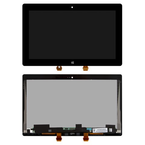 LCD compatible with Microsoft Surface RT 2, black, without frame 