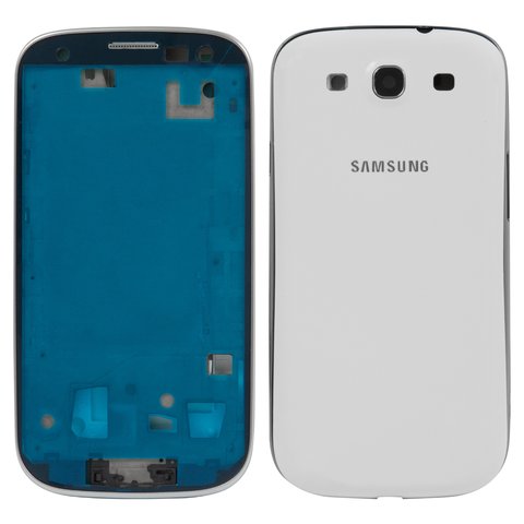 Housing compatible with Samsung I9305 Galaxy S3, white 