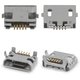 Charge Connector compatible with Sony E2104 Xperia E4, E2105 Xperia E4, E2115 Xperia E4, E2124 Xperia E4, (5 pin, type 5, micro USB type-B)