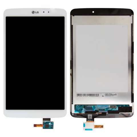 Дисплей для LG G Pad 8.3 V500, белый, без рамки