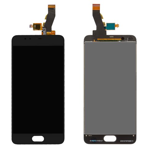 Pantalla LCD puede usarse con Meizu M5s, negro, sin marco, M612H