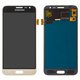 LCD compatible with Samsung J320 Galaxy J3 (2016), (golden, without adjustment of light, without frame, Copy, (TFT))