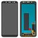 LCD compatible with Samsung J600 Galaxy J6, black, without frame, original change glass 