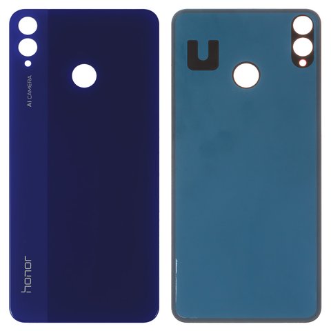 Housing Back Cover compatible with Huawei Honor 8X, dark blue 