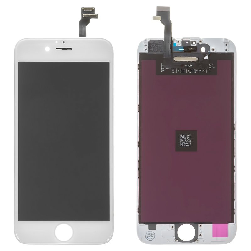 LCD compatible with iPhone 6S, (black, with frame, AAA, Tianma+) - GsmServer