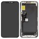 Pantalla LCD puede usarse con iPhone 11 Pro, negro, con marco, PRC, #Self-welded OEM
