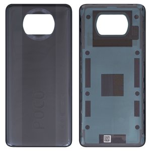 Panel trasero de carcasa puede usarse con Xiaomi Poco X3 Pro, negra, phantom Black, M2102J20SG, M2102J20SI
