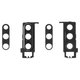 Camera Lens compatible with Huawei P30, (black, with frames)