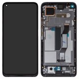 LCD compatible with Xiaomi Mi 10T, Mi 10T Pro, Redmi K30s, (black, with frame, Original (PRC), M2007J3SG, M2007J3SY, M2007J3SP, M2007J3SI, M2007J17C, M2007J3SC)