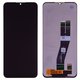 LCD compatible with Samsung A037G Galaxy A03s, (black, without frame, Original (PRC), with black cable, (162x72 mm))