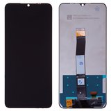 LCD compatible with Xiaomi Poco C40, Redmi 10C, (black, without frame, High Copy)