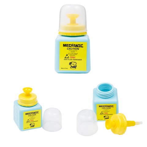 Liquid Dispenser Bottle Mechanic TF01, 120 ml, antistatic 