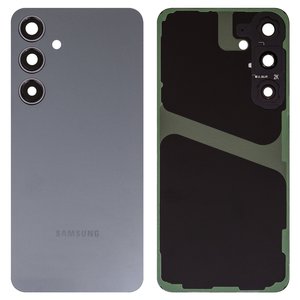 Housing Back Cover compatible with Samsung S926 Galaxy S24 Plus, black, with camera lens, onyx black 