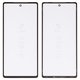 Housing Glass G+OCA PRO compatible with Google Pixel 6a, (with OCA film, black)