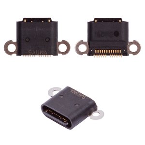 Charge Connector compatible with Google Pixel 4, Pixel 4 XL, Pixel 4a, Pixel 4a 5G, 24 pin, USB type C 