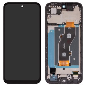 LCD compatible with Infinix Hot 50i X6531 , black, with frame, High Copy, TXDI670QBAPX 23 FPC6715 