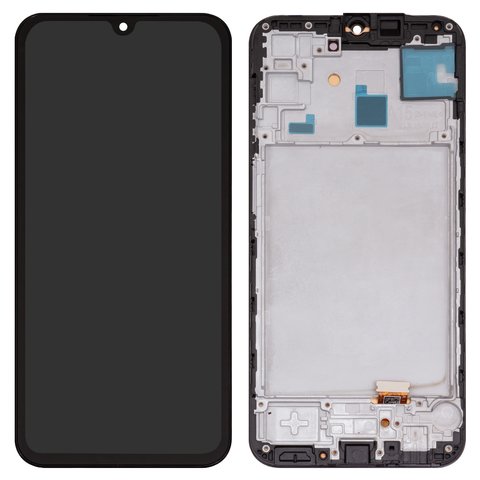 LCD compatible with Samsung A155 Galaxy A15, A156 Galaxy A15 5G, black, with frame, High Copy, OLED  