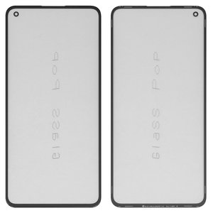 Housing Glass G+OCA PRO compatible with OnePlus 8T, with OCA film, black 