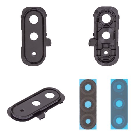 Camera Lens compatible with Samsung A175 Galaxy A17 4G, A176 Galaxy A17 5G, black, with frames 