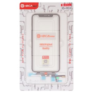 Сенсорный экран G+OCA PRO для iPhone XS, с ОСА пленкой, черный