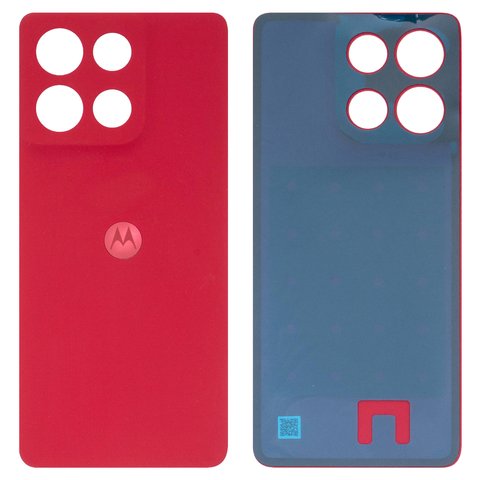 Housing Back Cover compatible with Motorola Moto G86, red, chrysanthemum 