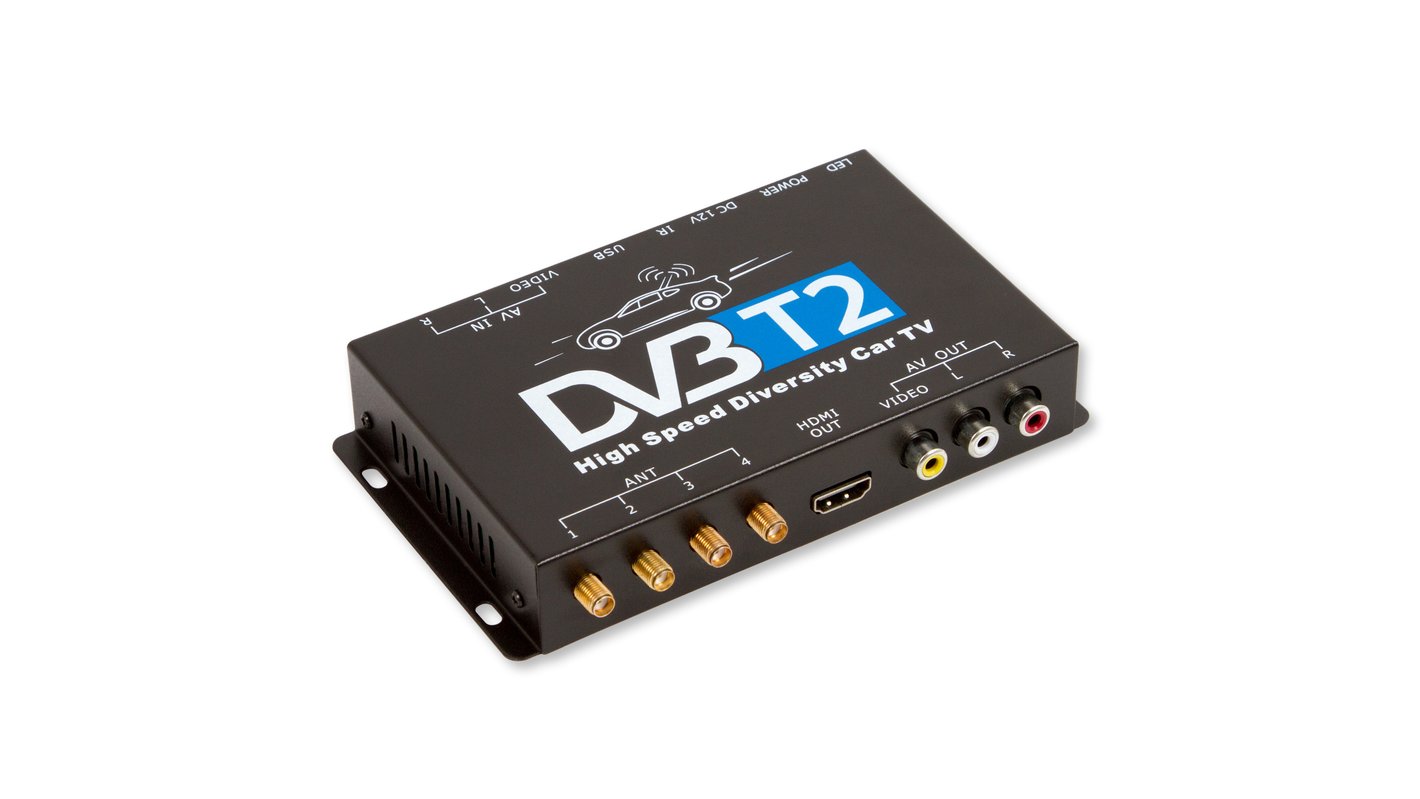 Sintonizador digital de TV con 4 antenas para coche DVB-T2 - Car Solutions