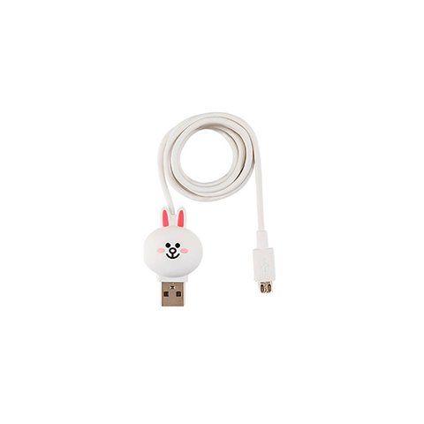 Cable micro USB de 5 pines para conectar smartphone  Line Friends – Cony 