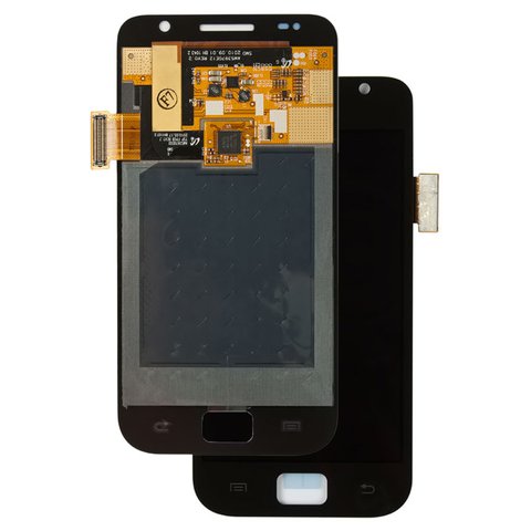 LCD compatible with Samsung I9000 Galaxy S, I9001 Galaxy S Plus, black, without frame, original change glass 